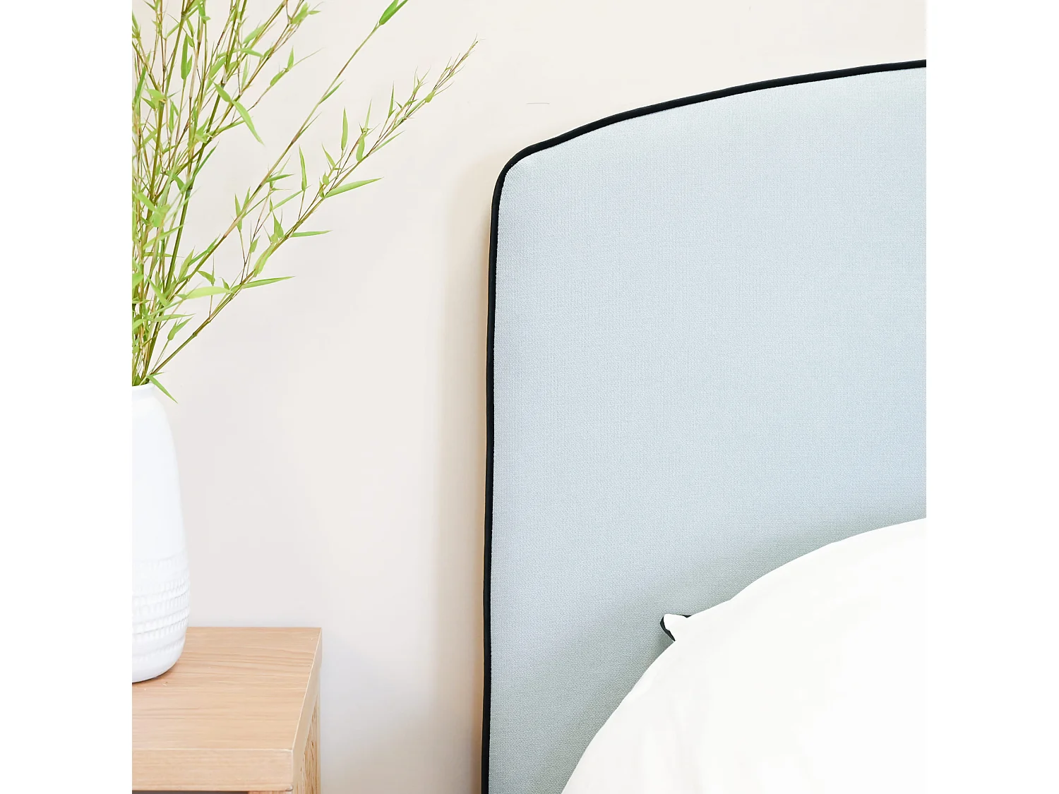 Tête de lit RONDA 160 cm bleu ciel - Someo