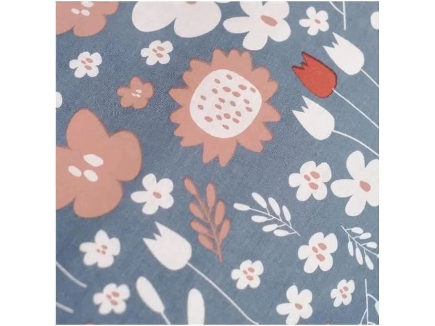 Parure de lit - 240 x 220 cm - coton imprimé floral