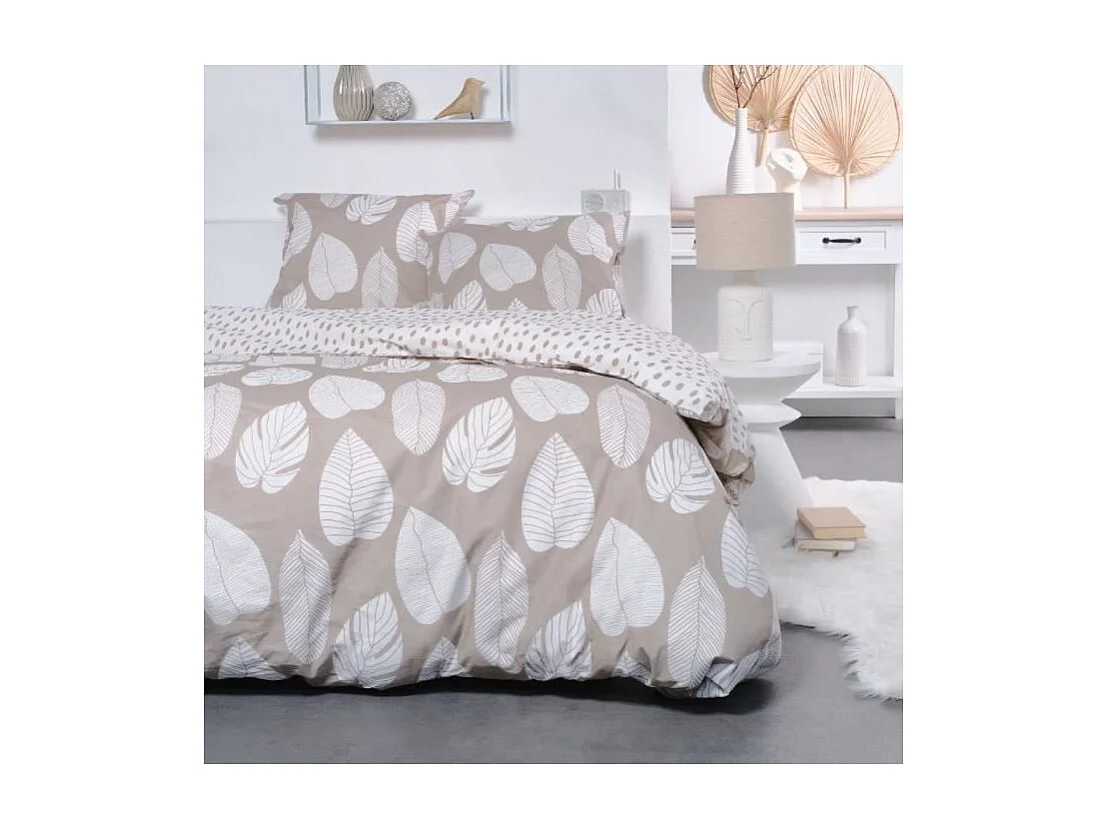 Parure de lit -  Sunshine - 240x220 cm - 2 personnes - coton imprimé floral