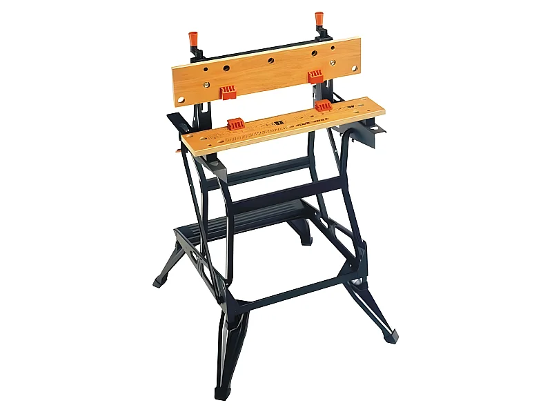 Banco de trabajo con mordaza vertical BLACK & DECKER WM550 226mm 610x472mm 250kg