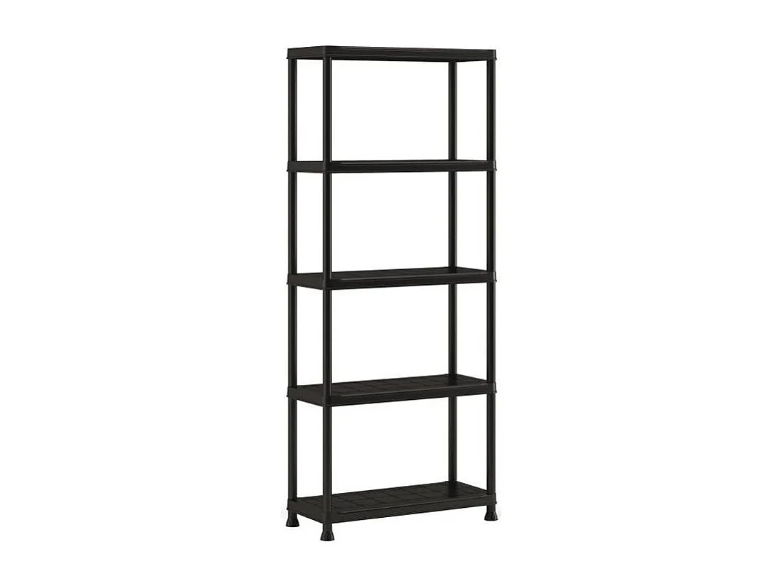 Scaffale da Archiviazione Keter Plus 75/5 Nero 75 x 32 x 176 cm