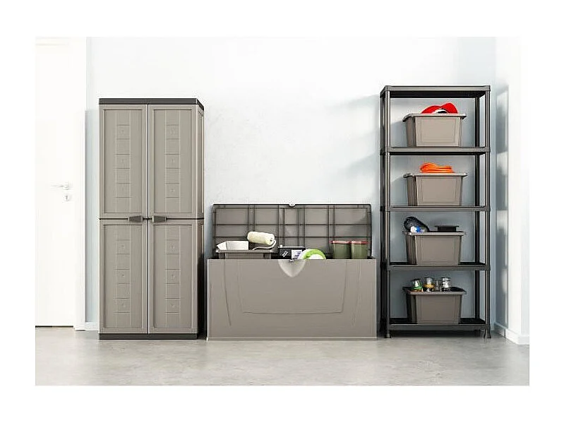 Scaffale da Archiviazione Keter Plus 75/5 Nero 75 x 32 x 176 cm