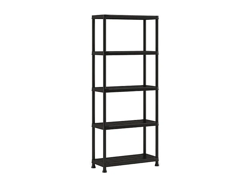 Scaffale da Archiviazione Keter Plus 75/5 Nero 75 x 32 x 176 cm