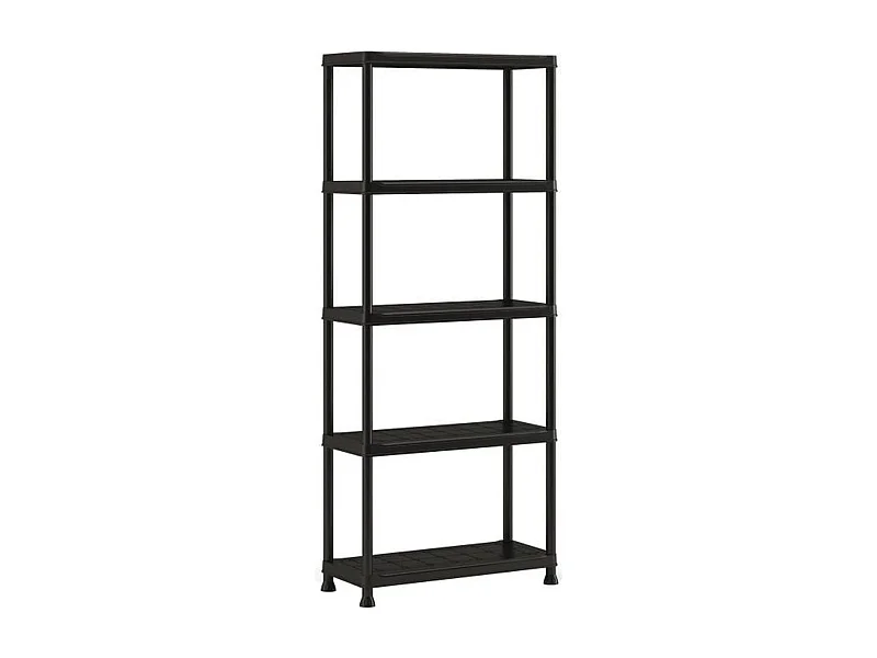 Étagère de Rangement Keter Plus 75/5 Noir 75 x 32 x 176 cm