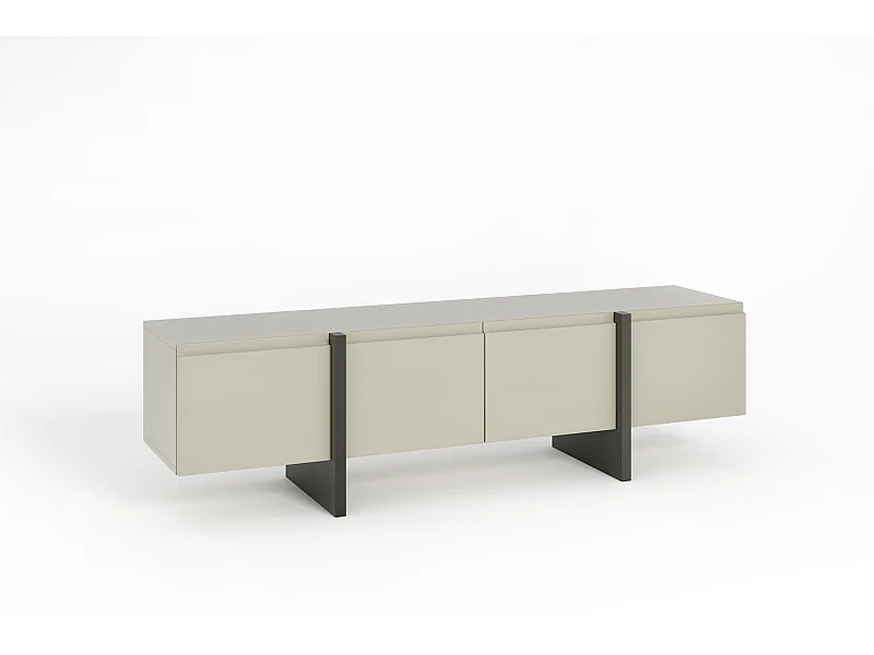 Mobile TV QUEEN 180 cm 2D2K cachemire / grafite