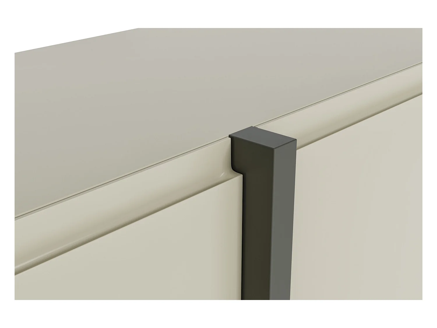 Kommode QUEEN 180 cm 4D Cachemire/Graphit