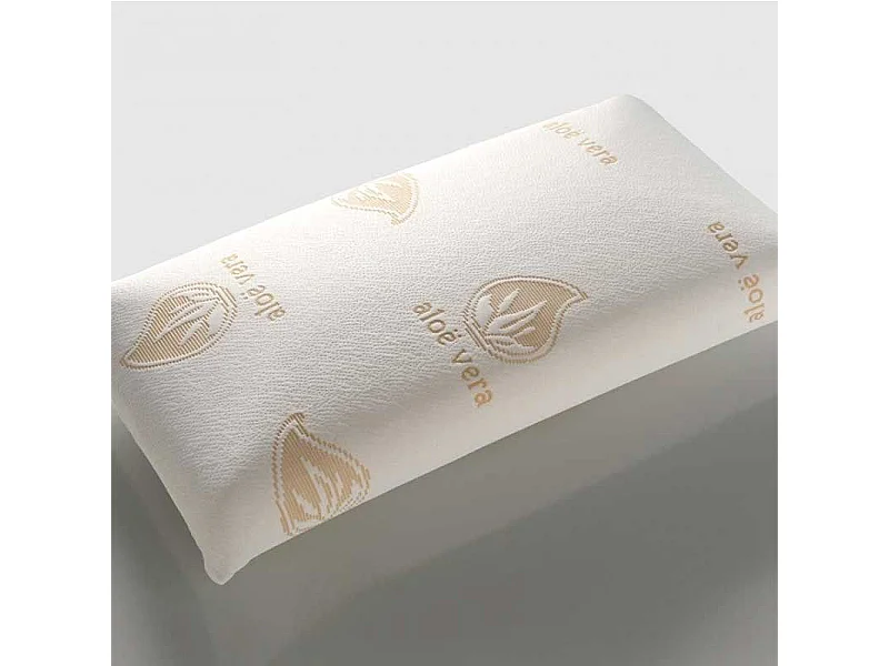 Almohada Boheme visco copos 100% poliéster blanco 80 cm