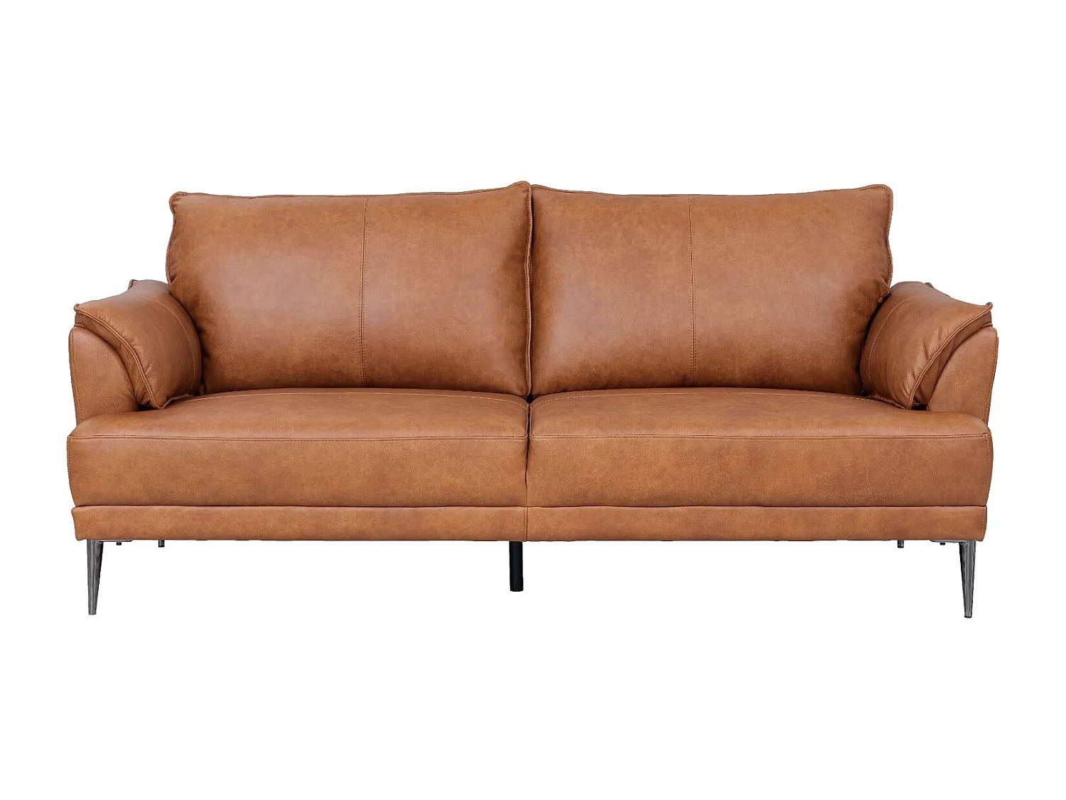 Canapé Soul - 3 places - Cuir - Marron