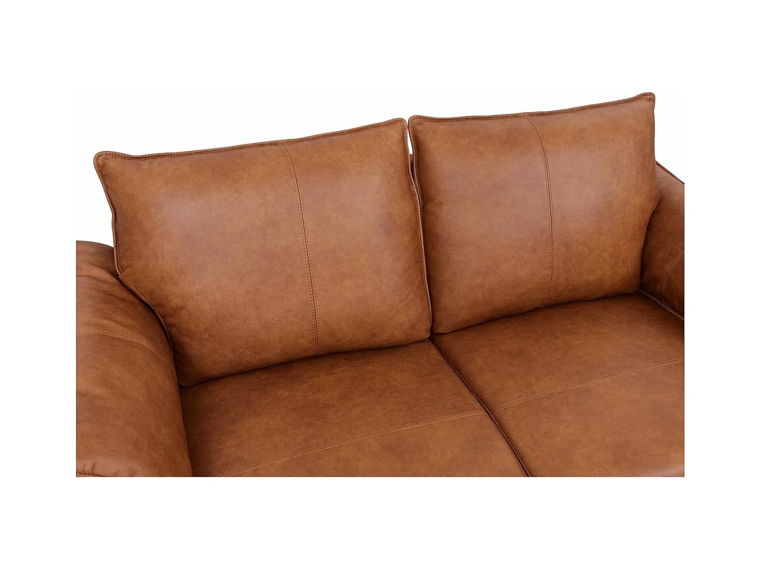 Ledersofa Soul - 2-Sitzer - Leder - Braun