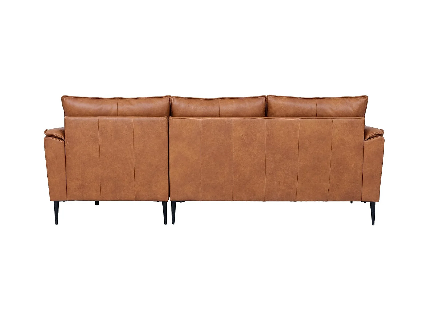 Driezitsbank Soul van leer - bruin