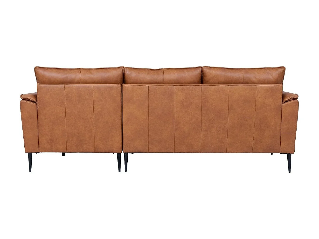 Driezitsbank Soul van leer - bruin