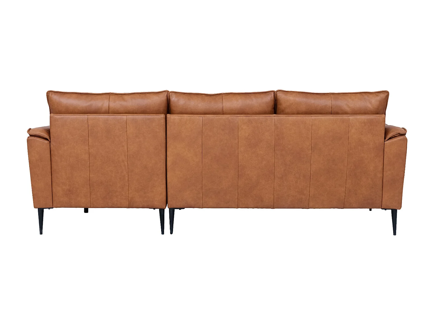 Driezitsbank Soul van leer - bruin