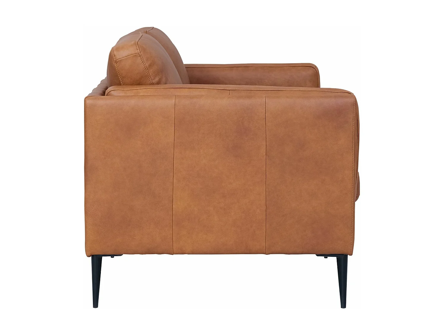 Canapé Valencia - 2 places - Cuir - Marron