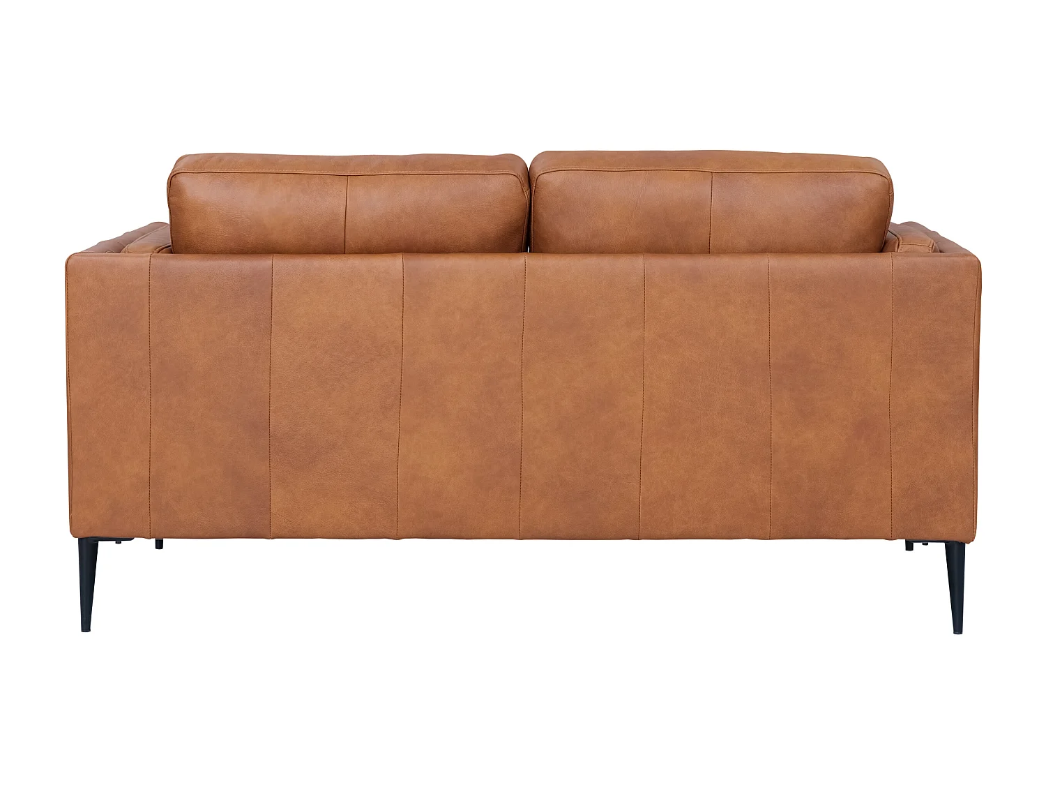 Canapé Valencia - 2 places - Cuir - Marron