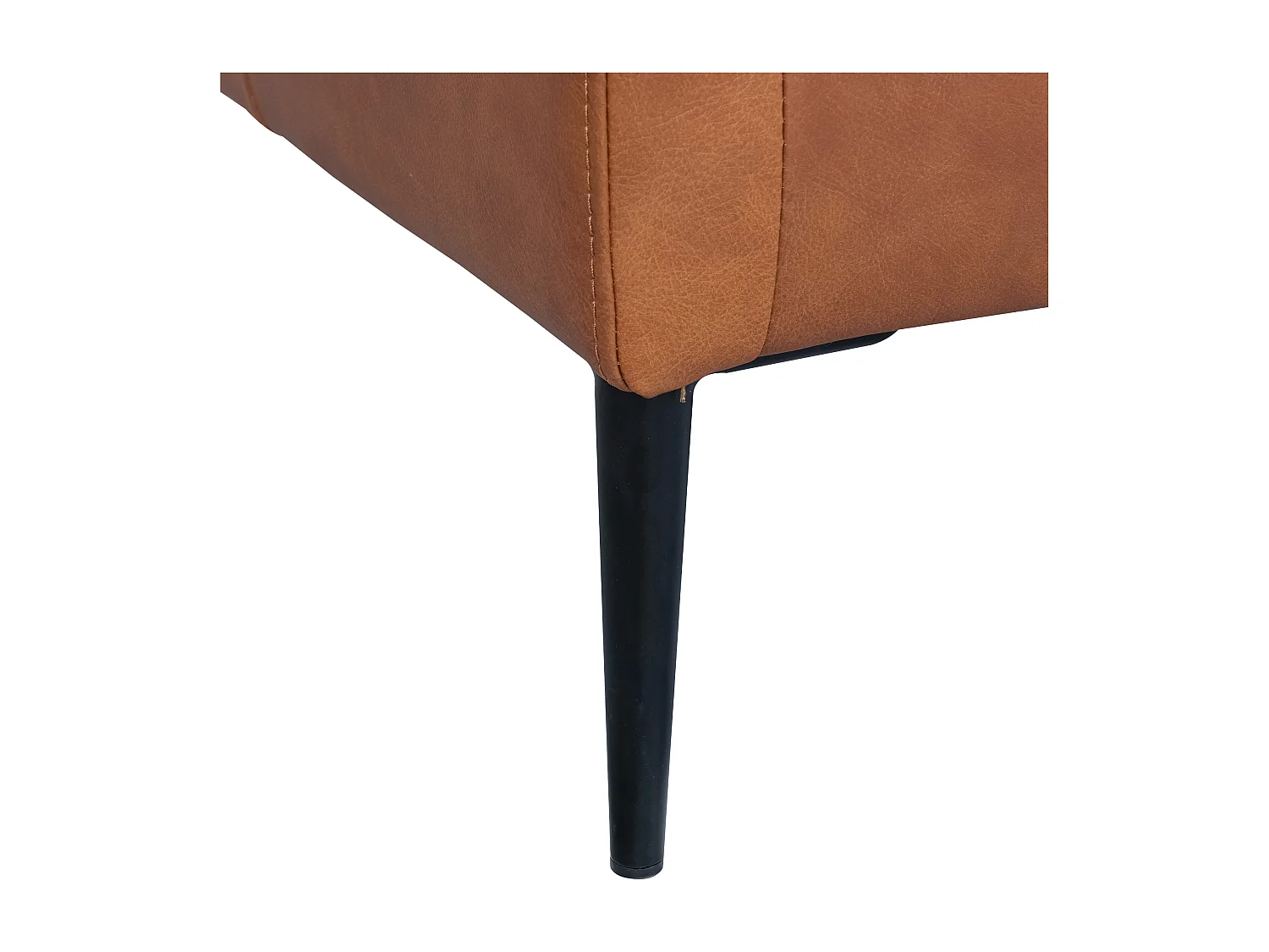 Canapé Valencia - 2 places - Cuir - Marron