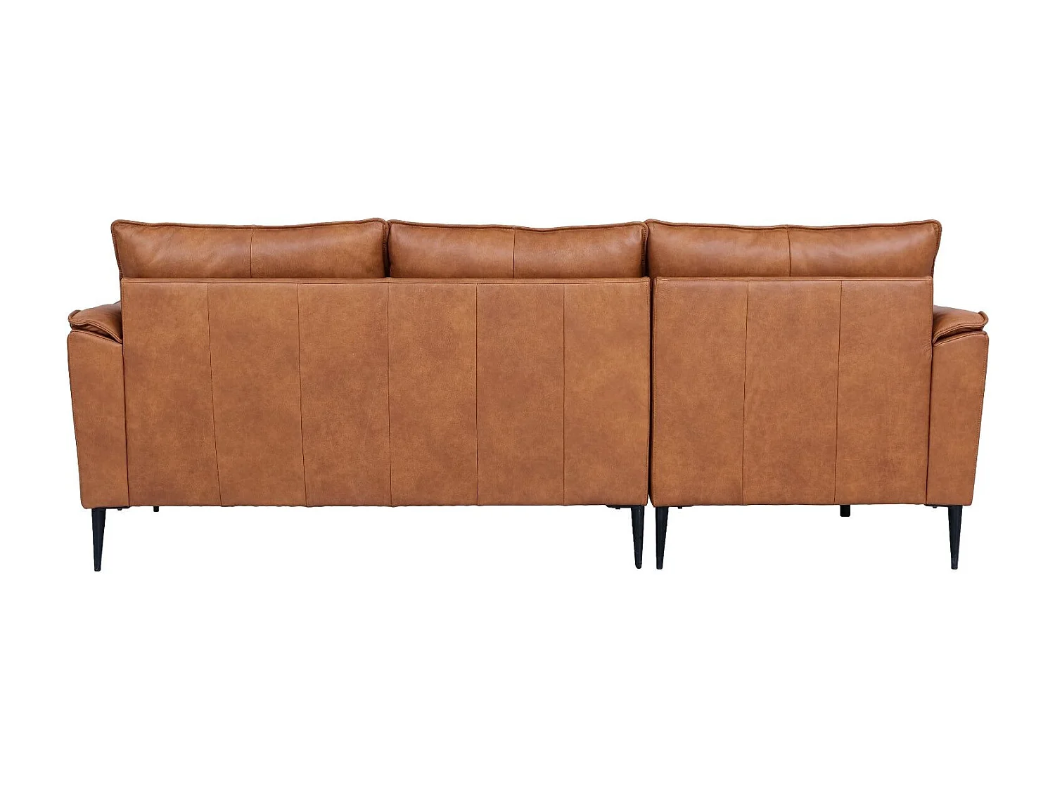 Driezitsbank Soul van leer - bruin