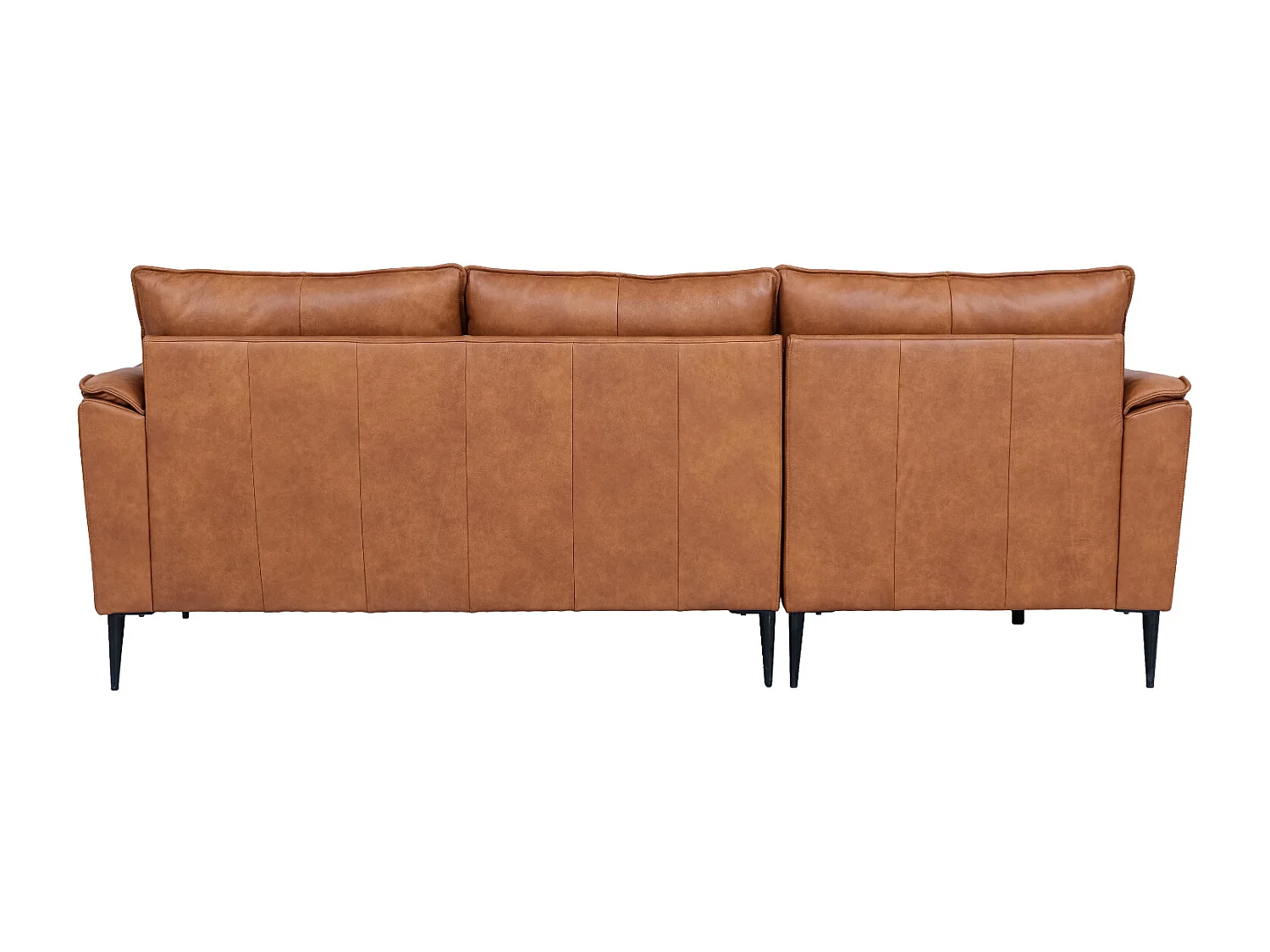 Driezitsbank Soul van leer - bruin