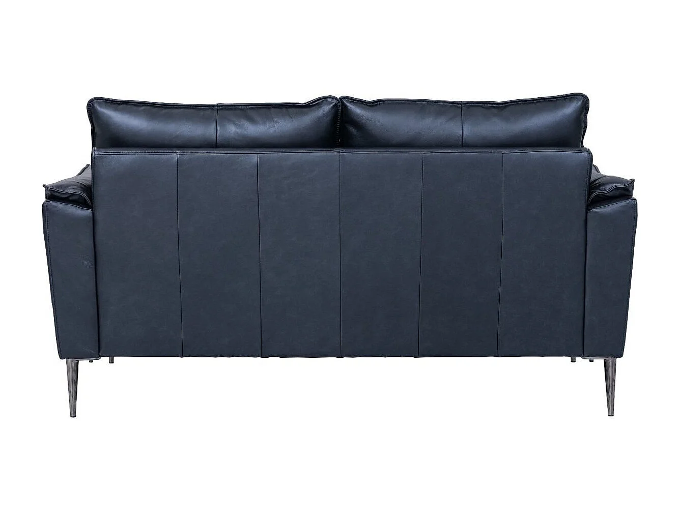 Sofa 2-Sitzer Soul - Echtleder - Schwarz