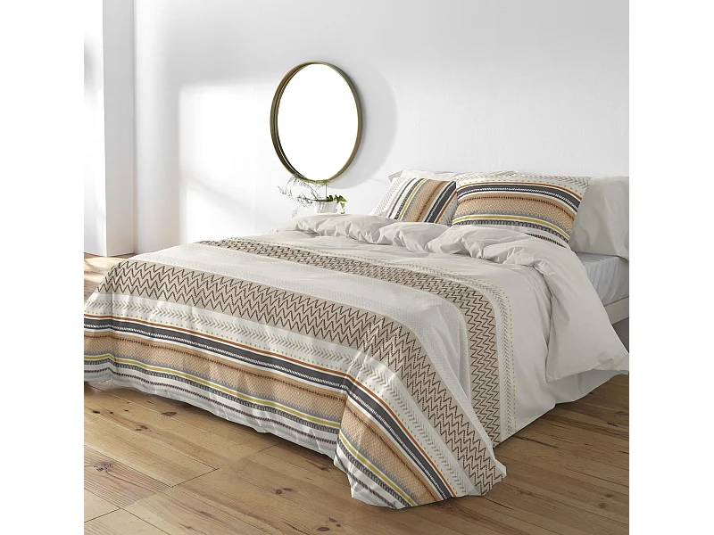 Funda nórdica Wanda cama 180 cm - 260x240 cm, 100% algodón. Cierre con corchetes