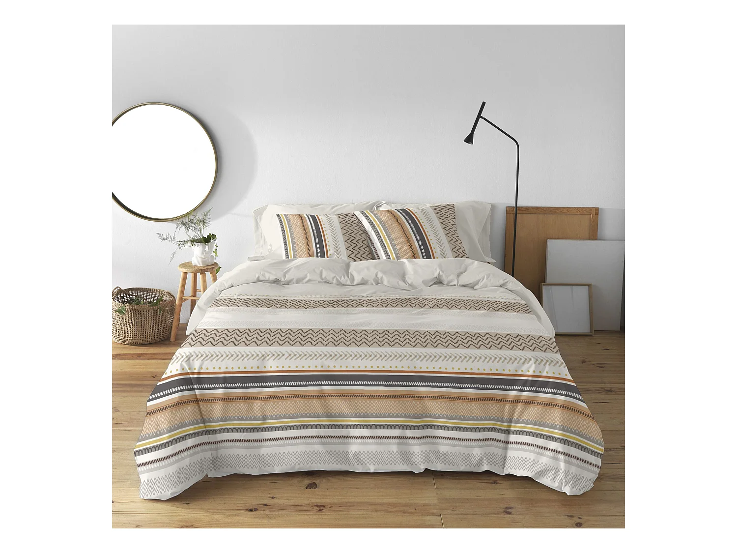 Duvet cover Wanda bed 180 cm - 260x240 cm. closure with hooks