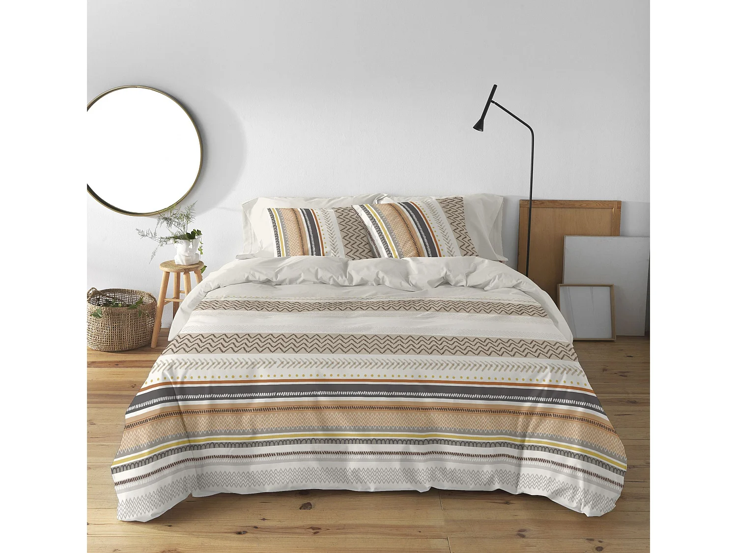 Duvet cover Wanda bed 180 cm - 260x240 cm. closure with hooks