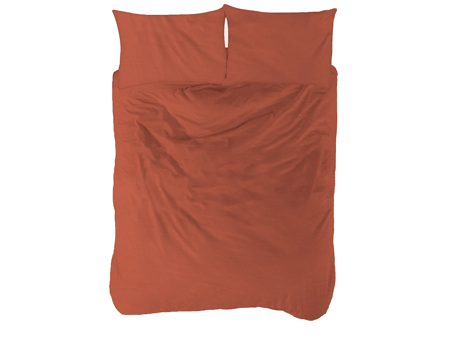 Funda nórdica lisa Caldera cama 180 cm - 260x240 cm, algodón 200 hilos. Cierre con botones.