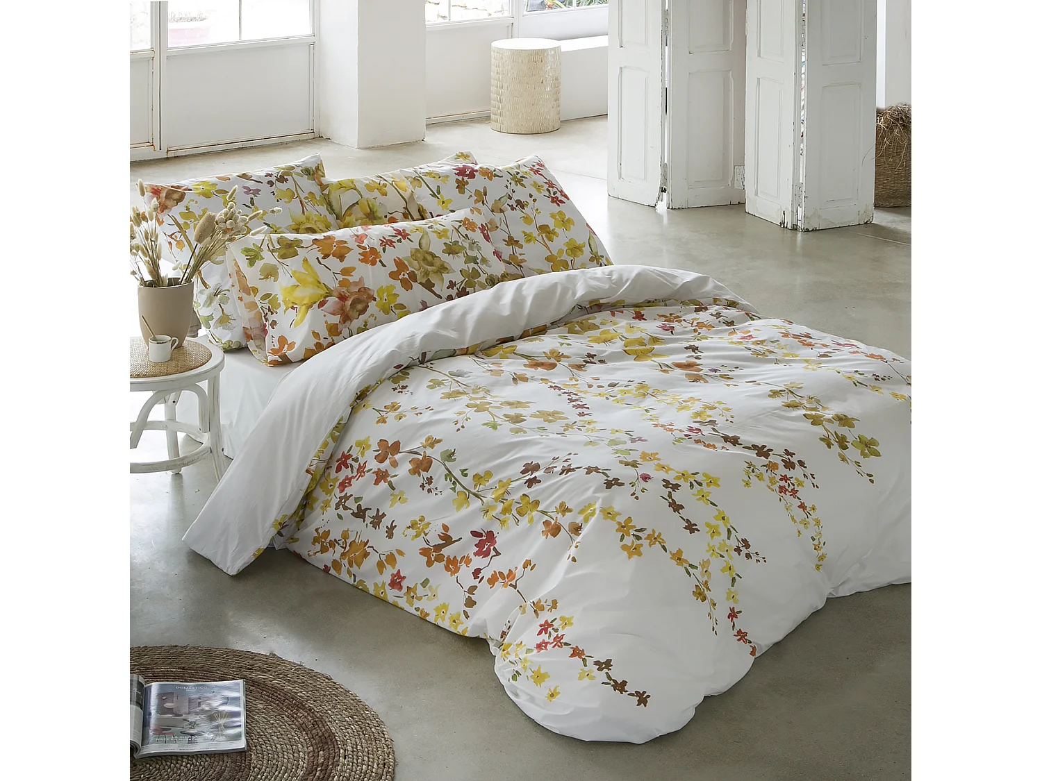 Copripiumino Haku Amarillo letto 135 cm - 220x220 cm, cotone 200 fili