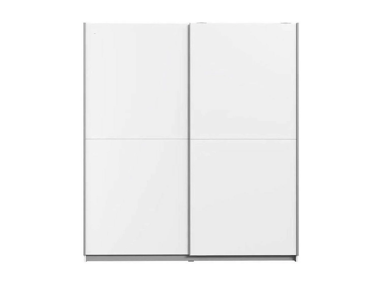 Kledingkast met 2 schuifdeuren - Spaanplaat - Wit - 170,3 x 61,2 x 190,5 cm - ULOS