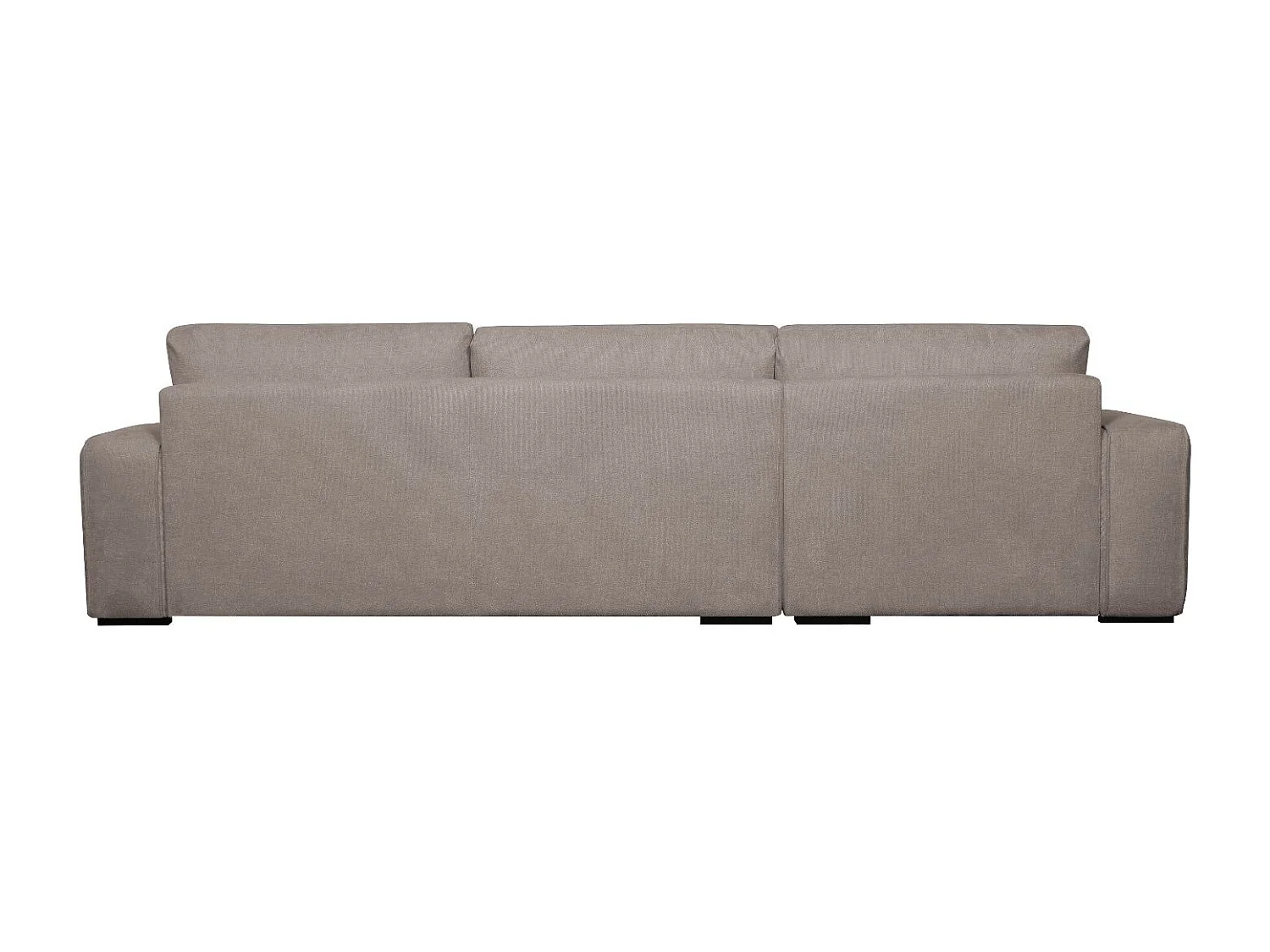 Ecksofa Links California - 3-Sitzer - Stoff - Sand