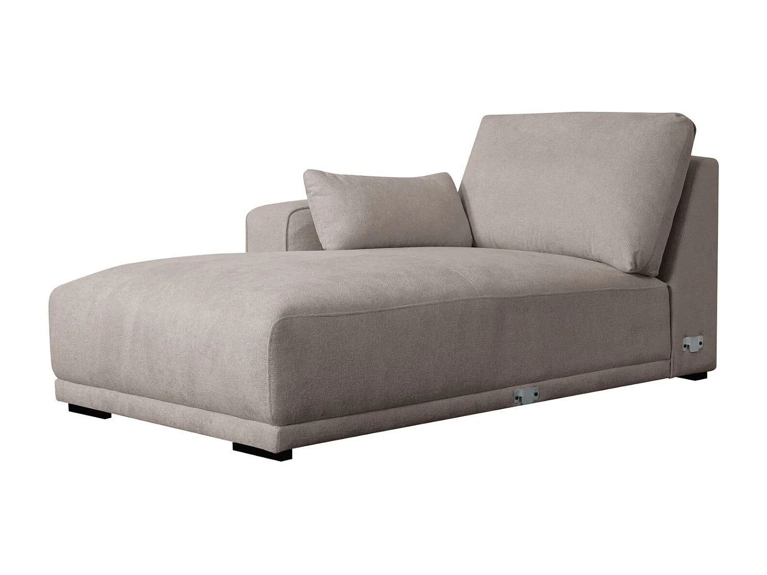 Ecksofa Links California - 3-Sitzer - Stoff - Sand
