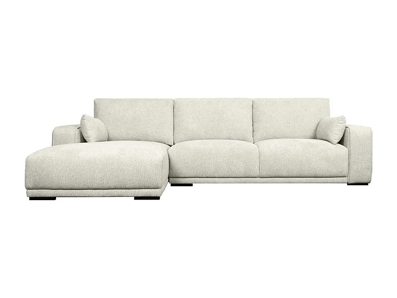 Hoekbank met hoek links 3 zitplaatsen California van stof -