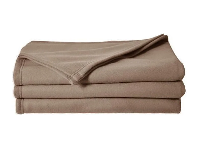 POLECO Fleecedecke TAUPE 220