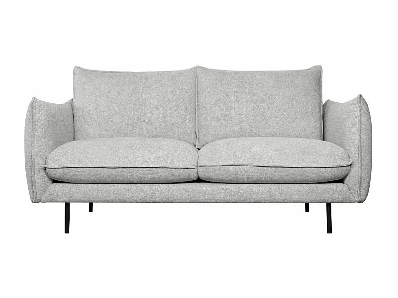 Sofa Milano - 2-Sitzer - Stoff - Grau