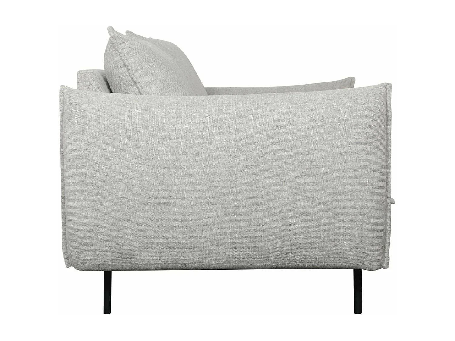 Canapé Milano - 2 places - Tissu - Gris