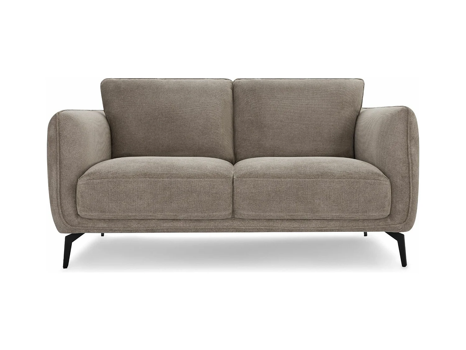 Canapé Selena - 2 places - Tissu - Beige