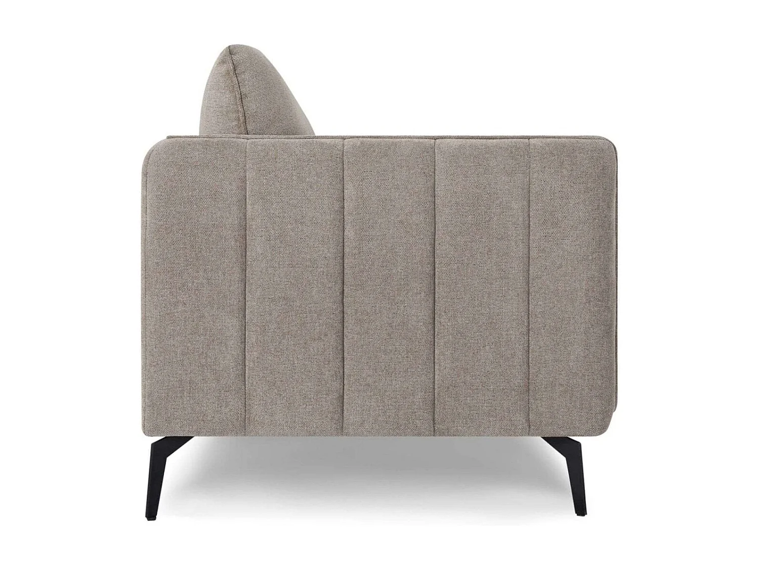 Sofa 2-Sitzer Selena - Stoff Chenille - Taupe