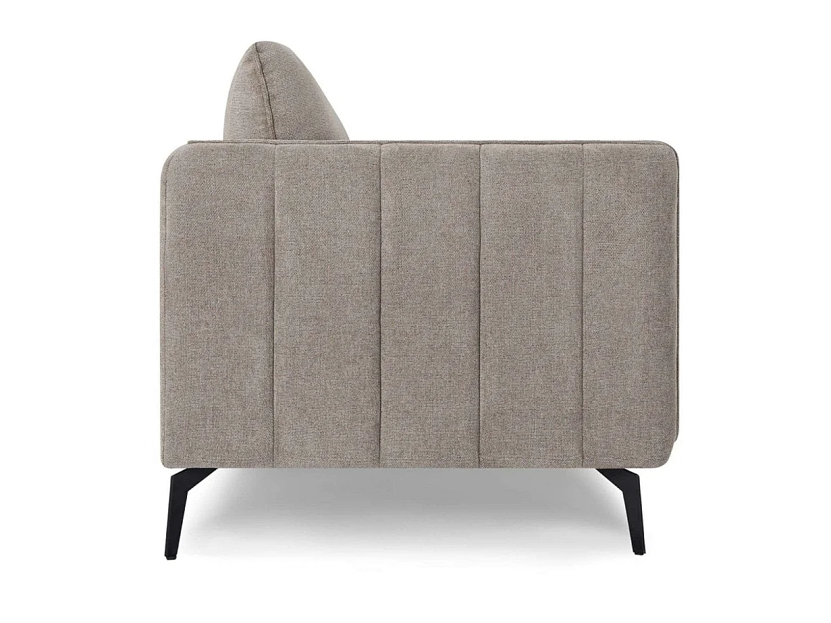 Canapé Selena - 2 places - Tissu - Beige