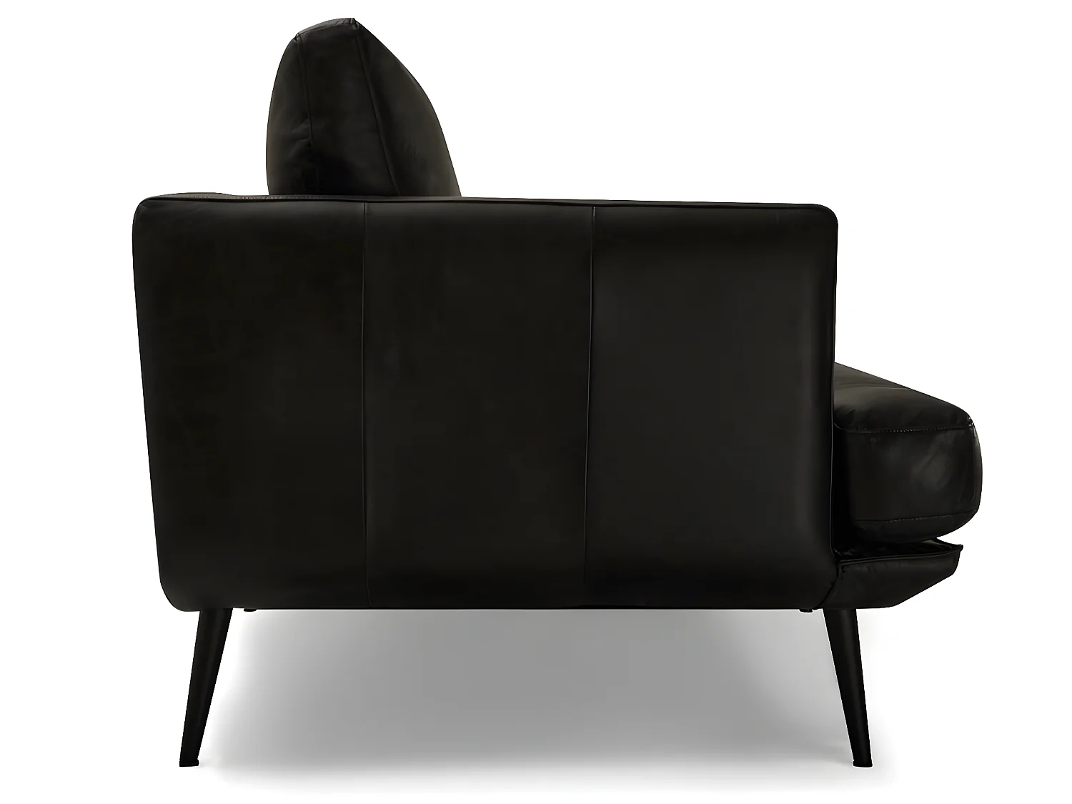 Canapé Havana - 3 places - Cuir - Noir