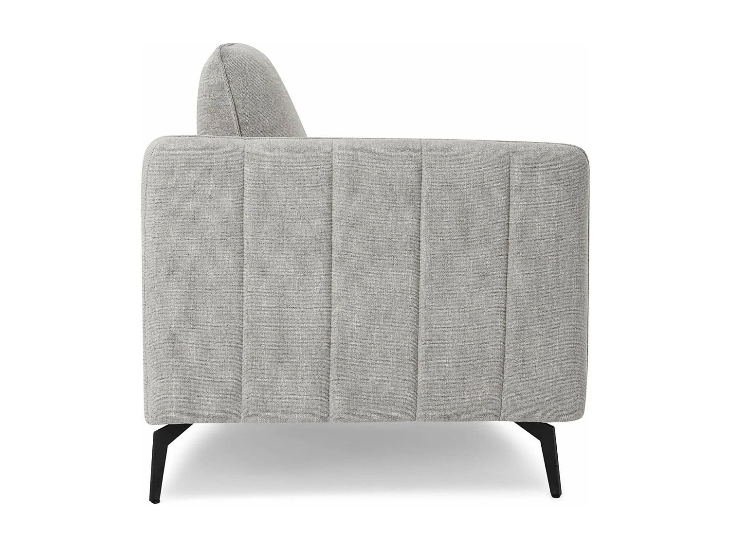 Tweezitsbank Selena van stof - grijs