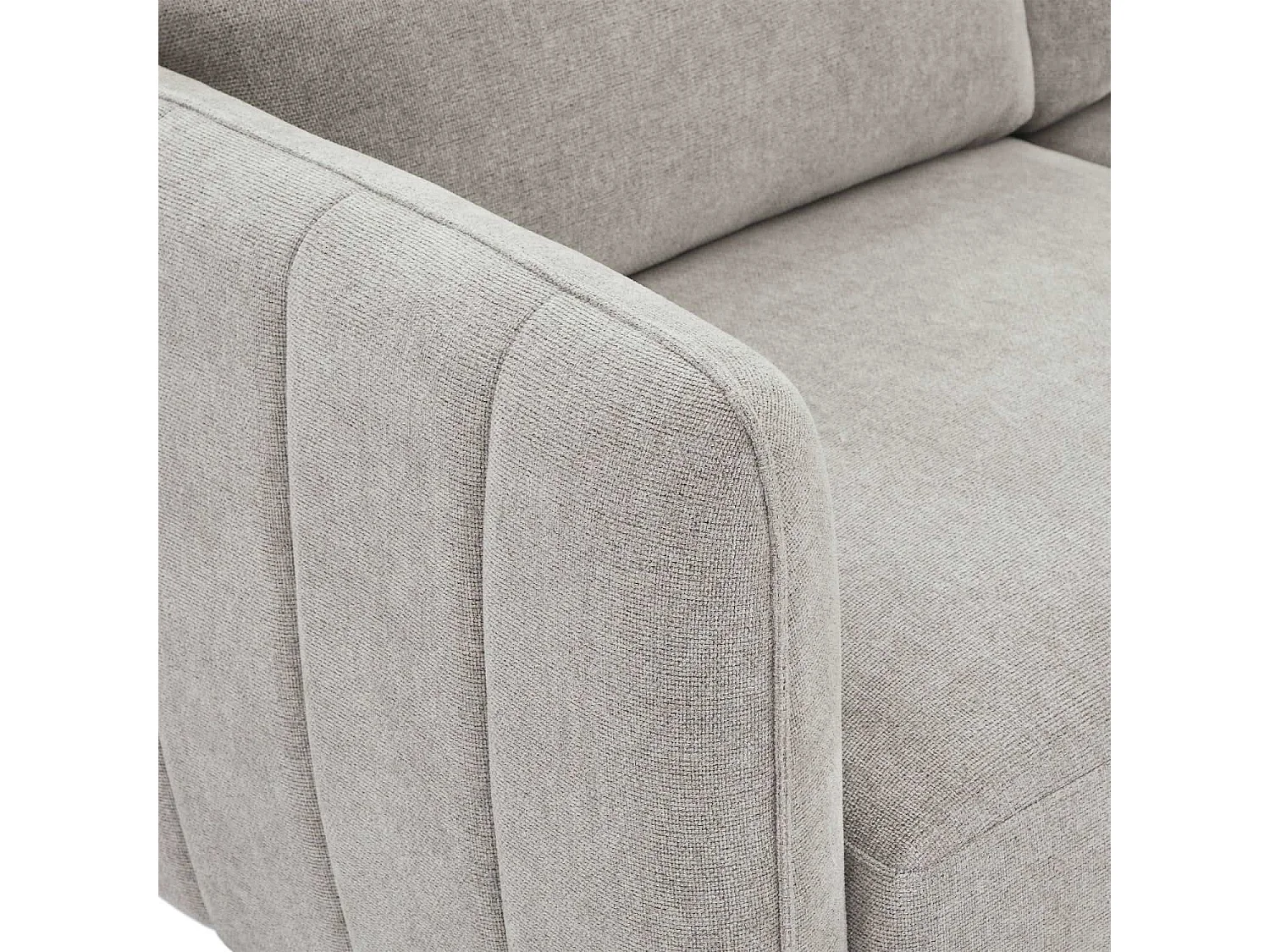 Canapé Selena - 2 places - Tissu - Gris