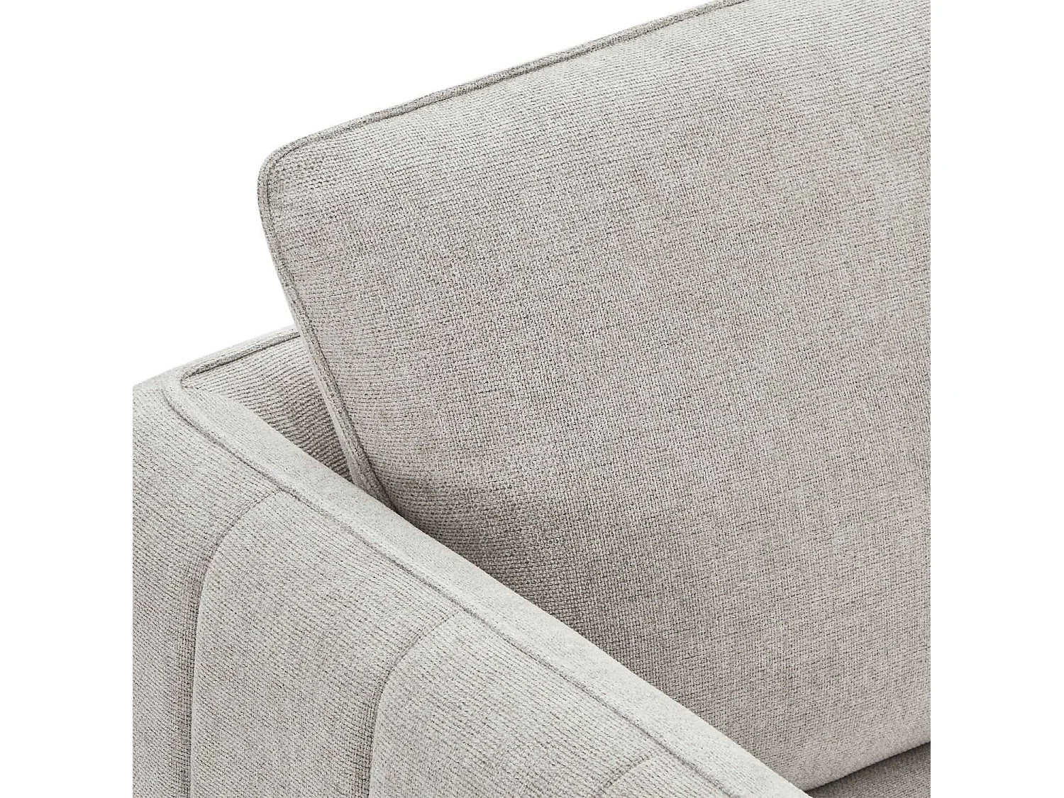 Canapé Selena - 2 places - Tissu - Gris