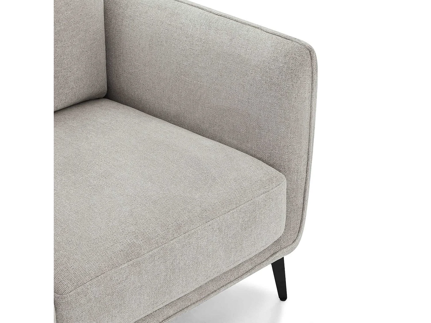 Canapé Selena - 2 places - Tissu - Gris