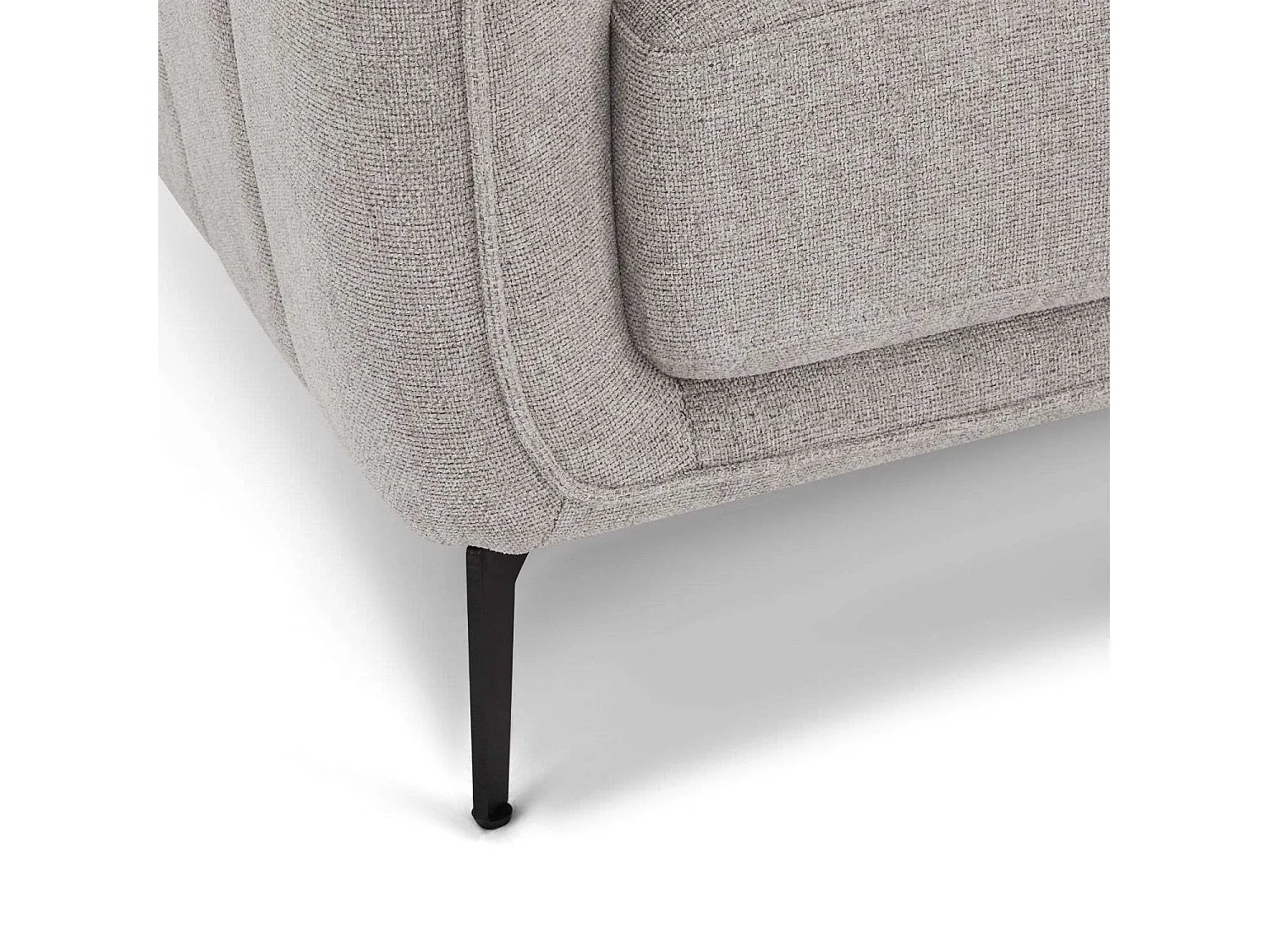 Canapé Selena - 2 places - Tissu - Gris