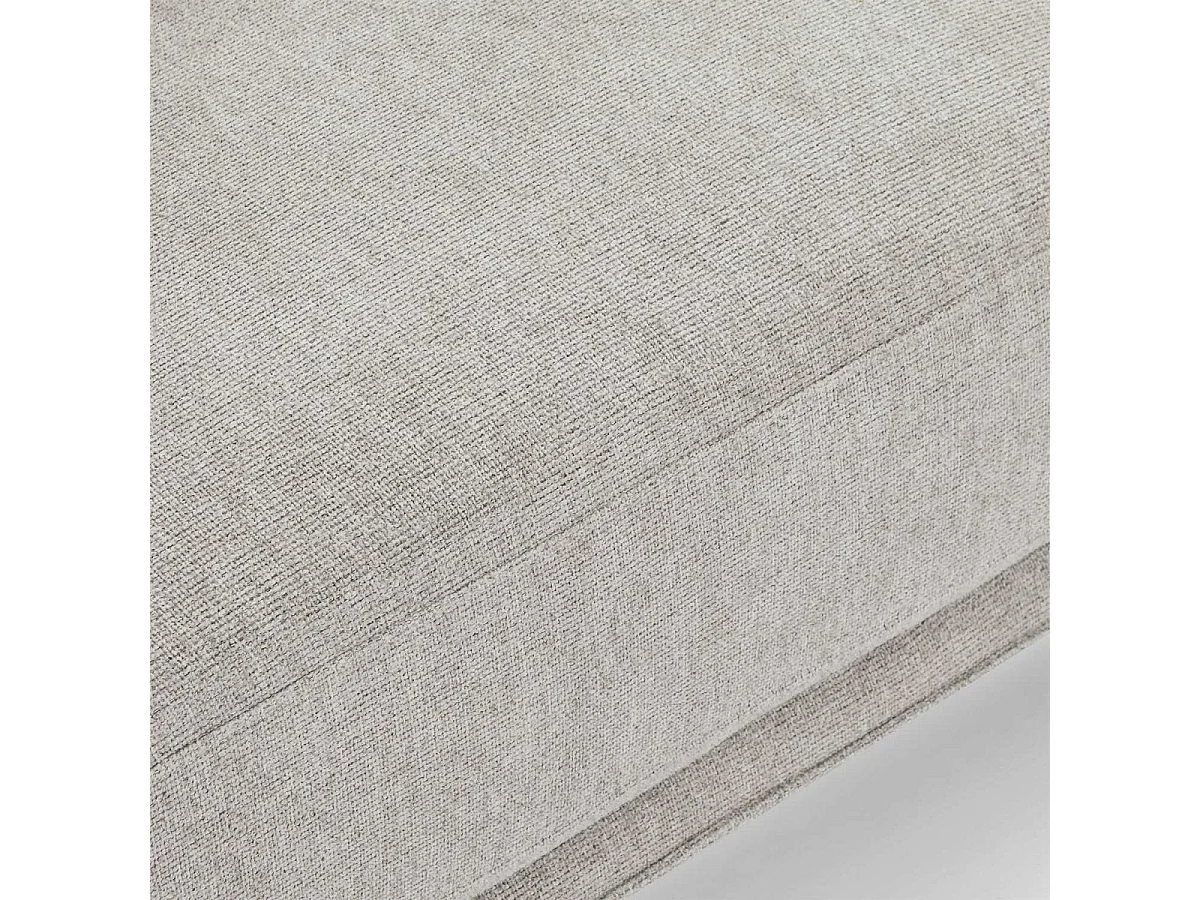 Tweezitsbank Selena van stof - grijs