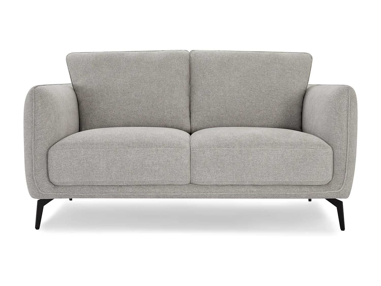 Canapé Selena - 2 places - Tissu - Gris