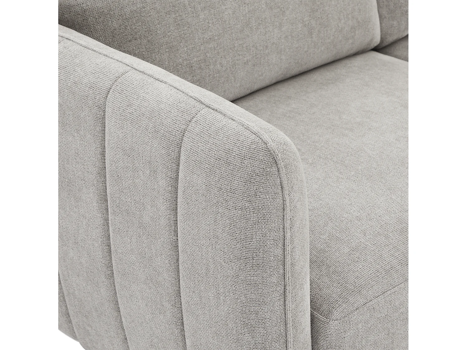 Canapé Selena - 2 places - Tissu - Gris