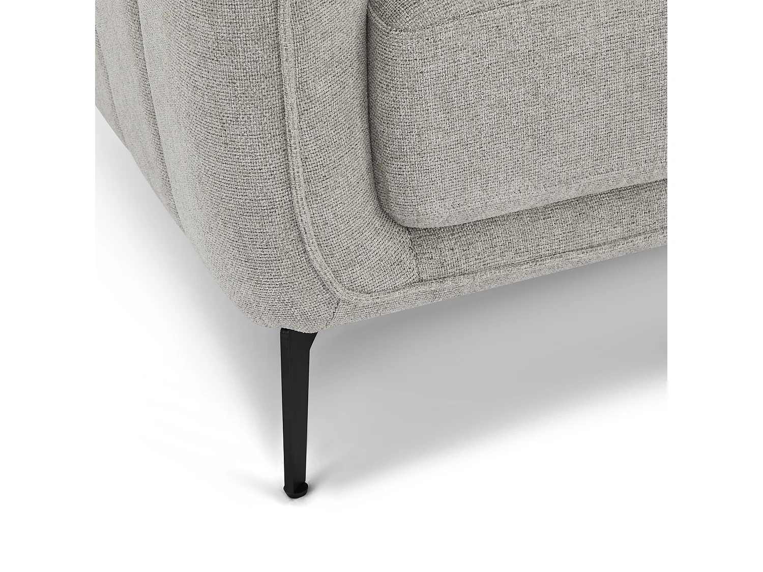 Canapé Selena - 2 places - Tissu - Gris