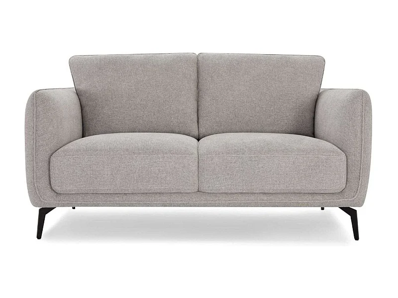 Tweezitsbank Selena van stof - grijs