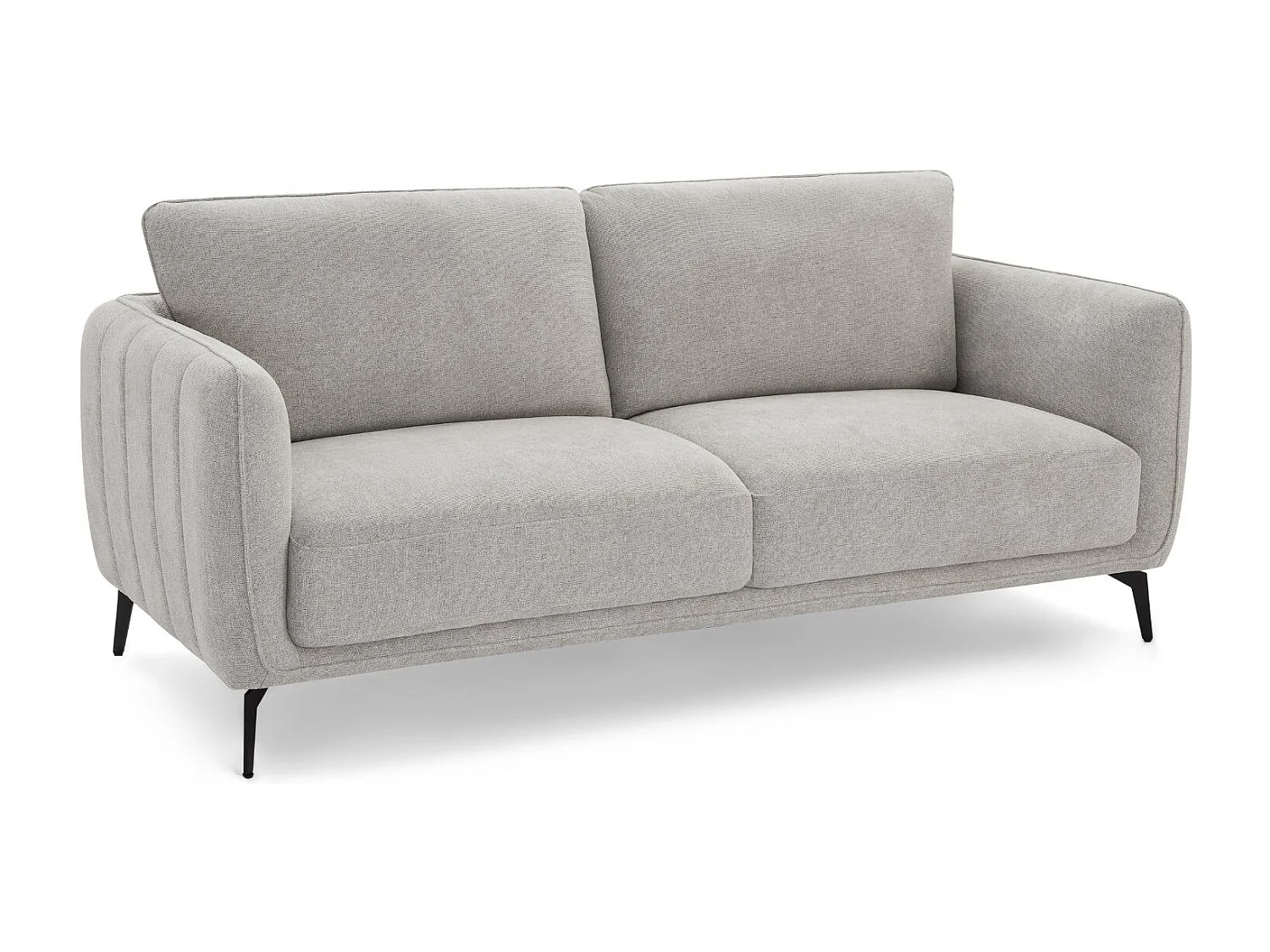 Canapé Selena - 3 places - Tissu - Gris