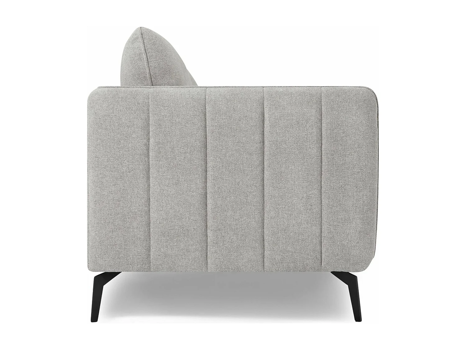 Canapé Selena - 3 places - Tissu - Gris